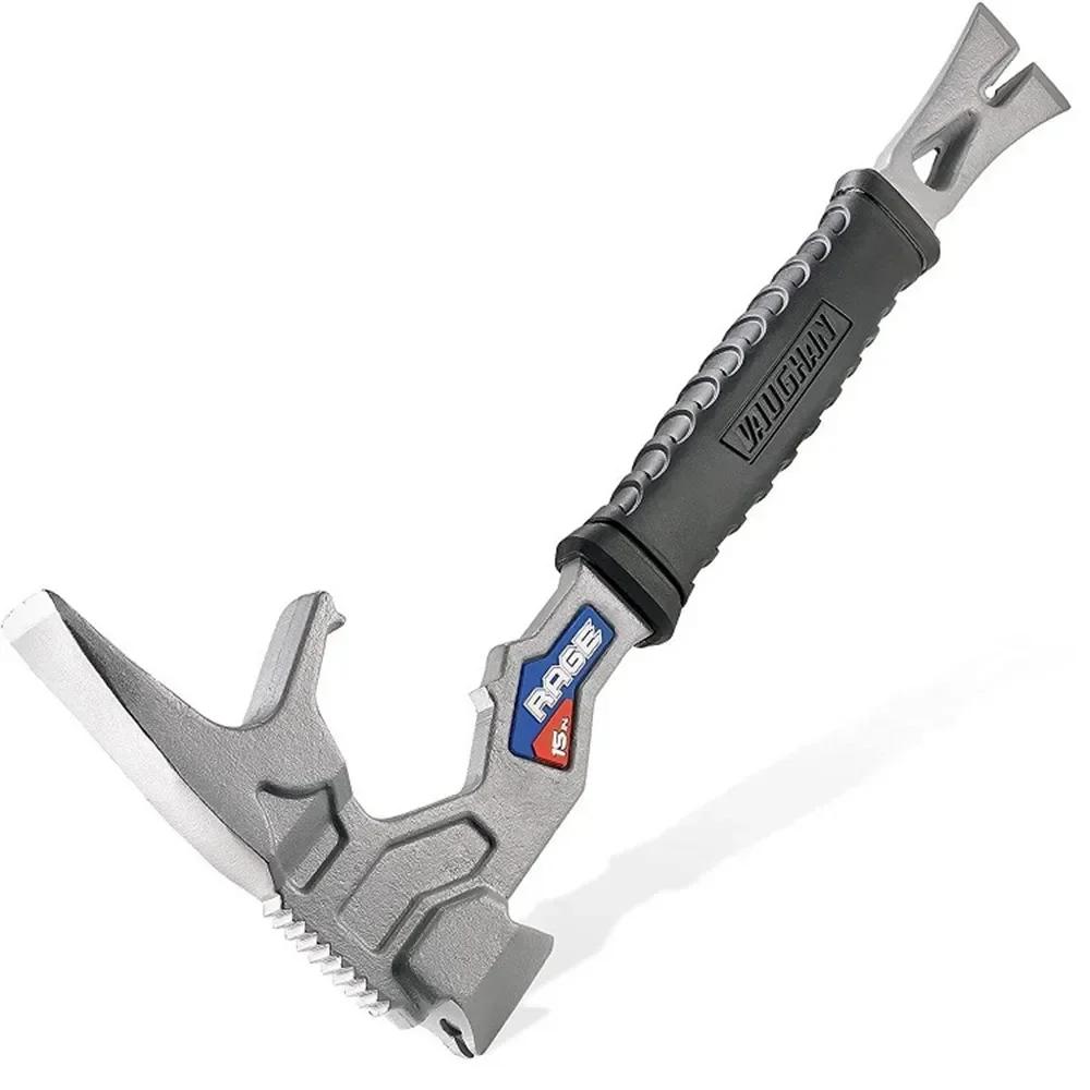 Multifuncional Hard Hammer com Crowbar, Fire Rescue Tool, Demolition Hand Tool, Outdoor - Image 1