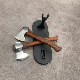 Aço inoxidável Mini Sharp Axe Handle, Lâmina fixa, EDC Knife, Outdoor Camping Utility Pocket Knife, Ferramentas manuais para sobrevivência - Image 3