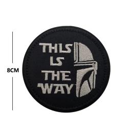 Star Wars Filme Anime Mandalorian Patches para Vestuário, Bordado Patch, Ferro em Patches, DIY Vestuário, Gancho e Loop Adesivos - Image 3