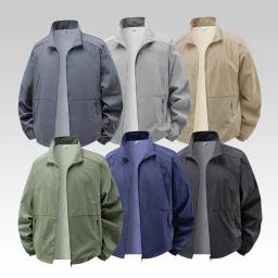 Jaqueta masculina leve e impermeável para caminhada, verão, proteção solar UPF, secagem rápida, perfeita para pesca, ciclismo, corrida - Image 1