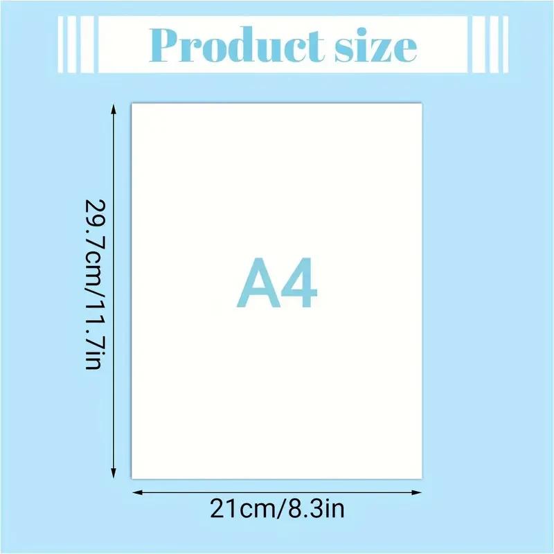 Papel De Cartão De Papel Branco, Cartão De Embalagem De Presente DIY, Cartão Desenhado À Mão, Doodles Cn, 29.7 × 21cm, 11.7 × 8.3 in, 50 PCs, 100 PCs, 200PCs - Image 1