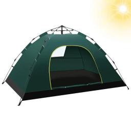 Barraca de acampamento leve de camada única, exterior, praia, mochila, caminhada, viagem, 2 pessoas - Image 1