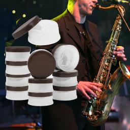 10x corrediça de ajuste sintética da graxa da cortiça para acessórios do cuidado do saxofone - Image 2