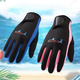 Luvas de natação de neoprene para homens e mulheres, luvas antiderrapantes, à prova de frio, luvas de wetsuit, adultos, mergulho, surf, esportes aquáticos, 1,5mm - Image 1