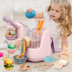 Lama colorida modelagem argila brinquedo para crianças, Crianças Pasta Maker Brinquedos, Lodo Criativo - Image 1