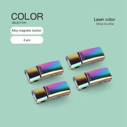 Nova atualização fivela magnética faixa de borracha látex laços elásticos tênis sem amarrar criança e adultos estão disponíveis shelaces - Image 6