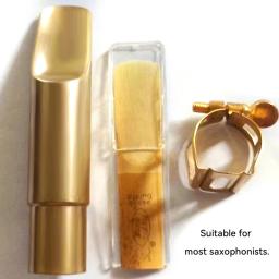 Profissional tenor soprano saxofone alto bocal de metal laca ouro bocal sax boca peças 56789 sax acessórios - Image 5