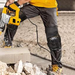 1 par de joelheiras para trabalho no chão, joelheiras de construção, joelheiras resistentes para trabalho para homens/mulheres, joelheira confortável para pisos - Image 5