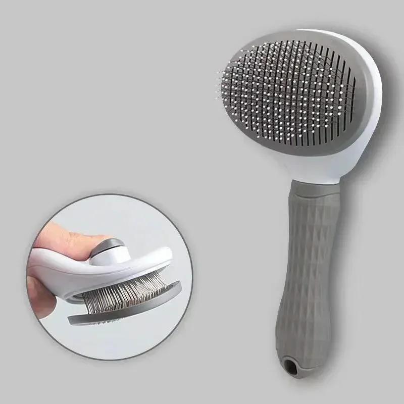 Pente Depilante Automático para Cães e Gatos, Remove Cabelos Fofos com Água, Gatos e Animais - Image 1