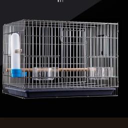 Aço inoxidável Bird Cage Acessórios, papagaio, Alimentador Casa Grande, Pet Móveis, CY50BC - Image 5