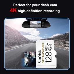 Cartão de memória SanDisk de ALTA ENDURANÇA Micro SD 32GB 64GB 128GB 256GB Classe 10 UHS-1 V30 U3 4K MicroSD TF Trans Flash Mikro Card - Image 3