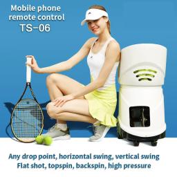 Máquina de bola de tênis eletrônica inteligente, Treinamento esportivo high-end, Lançador automático de bolas, Tiro com controle remoto - Image 4