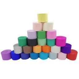 3 rolos crepe fita de papel casamento feriado aniversário jardim de infância decoração fita suprimentos festa de bebê chá de panela colorido - Image 5