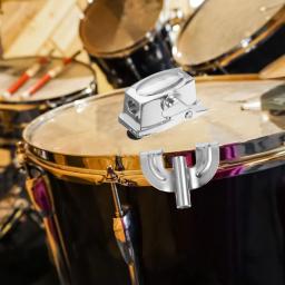 Tom montagem piso tom suporte tambor 52mm tom suporte de montagem base para conjunto tambor kit peças único furo acessórios percussão - Image 3
