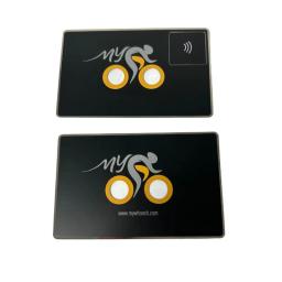 NFC metal Digital cartão de visita, produto personalizado, preto fosco, ouro, QR Code gravura - Image 4