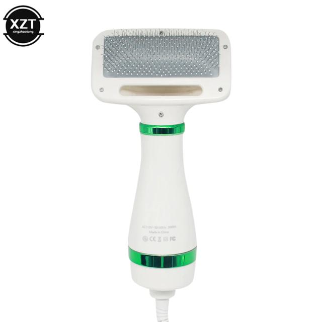Secador de Cabelo Portátil 2-em-1 para Gatos e Cachorros com Baixo Ruído e Temperatura Ajustável para Grooming e Cuidados