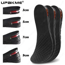 Altura Aumentar Palmilhas para Sapatos, Almofadas de Altura Elevação, Inserções de Salto Ajustáveis, Taller Cut, Shockarch Support, Absorvente Foot Pad, 3-9cm - Image 1