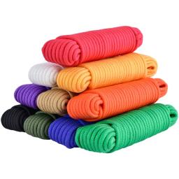 Cabo Parachute Monocromático, Corda Lanyard, Tipo Mil Spec, Uma Strand, Escalada e Camping, Equipamento de Sobrevivência, 2mm, 34mm, 5mm, 6mm, 10m Lot - Image 1