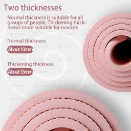 Tapete de Yoga Antiderrapante Grosso para Exercício, Alta Densidade, Fitness Desportivo, Casa, Pilates, Ginástica, 185x60cm - Image 6