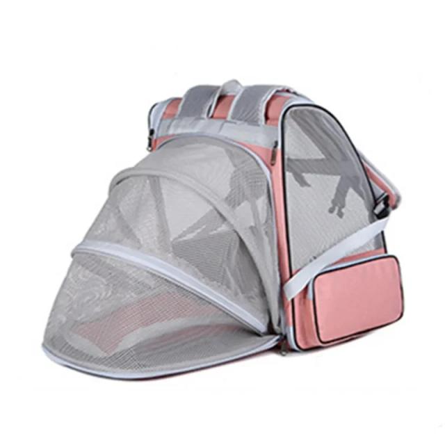 Mochila Respirável e Dobrável para Animais de Estimação: Saco Grande de Viagem para Gatos e Cães