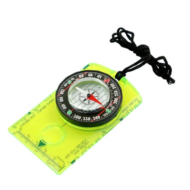 Bússola à Prova D'Água para Navegação e Aventuras ao Ar Livre: Ideal para Caminhadas, Acampamentos e Sobrevivência