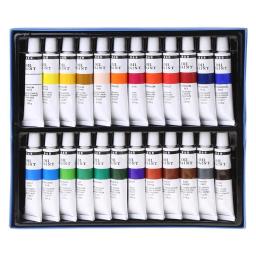 Pintura a óleo profissional Tubos Set, desenho pigmento, artista Art Supplies para iniciantes, QXNF, 24 cores, 12ml - Image 3