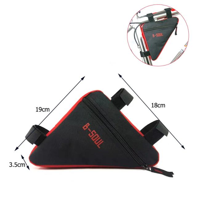 Bolsa à prova d'água para bicicletas com suporte frontal e estrutura para selins - Acessórios ideais para mountain bike