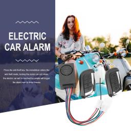 E-Bike Anti-Theft Sistema de Alarme, Segurança Inteligente, Controle Remoto, Detector, Scooter Elétrico, Bicicleta, 36V-72V, 125dB - Image 2