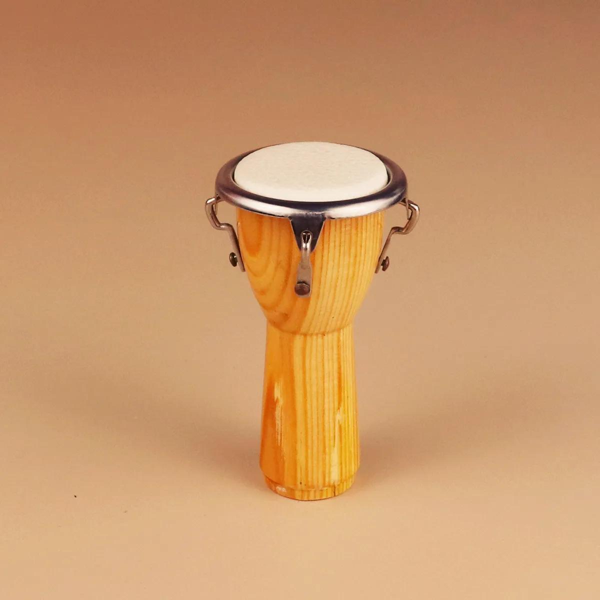 Mini Africano Tambor Miniatura Congos, bongos, instrumentos musicais, réplica, Home Display modelo, presente coleção - Image 1