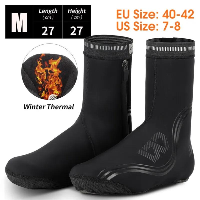 BIKING OCIDENTAL-Cobertura de sapatos de ciclismo, protetor térmico para motocicletas, impermeável e à prova de vento, sapatos grossos, quentes no inverno - Image 1
