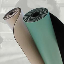 Tapete de yoga pu de borracha natural de 5mm de espessura, 183cm, antiderrapante, de alta densidade, esportes, fitness, yoga, casa, esportes, pilates, ginástica, exercício - Image 4