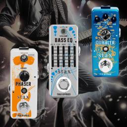 Stax-Guitarra Efeitos Pedais, Fuzz Disc, Overdrive Harmonizador, Noise Gate, Dumble Flanger, Delay Booster, Phaser Effector, Fonte de alimentação - Image 5