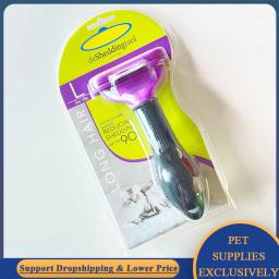 Pente do animal de estimação para o gato do cão escova da remoção do cabelo do animal de estimação grooming ferramentas cini furmines cabelo derramamento trimmer pente filhote de cachorro suprimentos de limpeza - Image 1