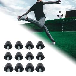 12 pçs bota de futebol studs universal sapatos de rugby studs m5 terreno firme relvado sapato de futebol picos antiderrapante pinos de futebol substituição - Image 1