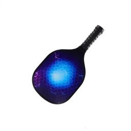 Raquete única bola pickle raquete, alça com nervuras duráveis, aperto almofada ergonômica, equipamento de treinamento Pickleball leve - Image 1