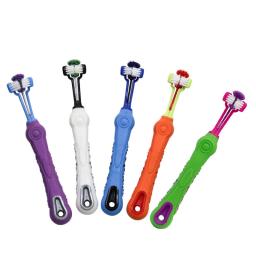 Escova de Dentes de cão Produtos Pet Acessórios Do Cão Cão Suprimentos Aparelhos Multi Angle Animais De Estimação Cães de Limpeza Oral Escova De Dentes para Cães de Pequeno Porte - Image 2