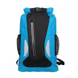 Mochila de natação impermeável, saco seco, mochila, água flutuante saco, canoa esportiva, caiaque, rafting, canoagem, passeios de barco, rio Trekking, 25L - Image 2