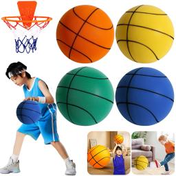 Bola de treino de basquetebol drible silencioso interior, saltando para atividades, tamanho 3 5 7, 18 21 24cm - Image 1