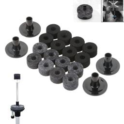 10 Pçs/set Cymbal Stand 25mm Senti Lavar com Mangas Para Tambor Cymbal Stand Prática de Percussão Instrumentos Musicais Acessórios - Image 3