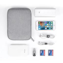 USB, Flash Drive, Cabo de Dados, Banco de Energia, USB, Bolsa de Viagem Multi-Compartimento, Bolsa de Armazenamento Digital - Image 5