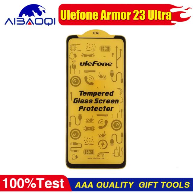 Protetor de Tela Transparente Anti-Risco em Vidro Temperado para Ulefone Armor 23 Ultra - Novo XUNQIYI