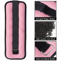 Pesos de pulso de tornozelo, (0,25 kg / 0,5 kg cada pacote) Correias de peso de pulso de perna modularizadas para ioga, caminhada, corrida, aeróbica, academia - Image 5