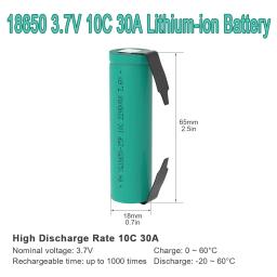 Bateria Li-ion Recarregável para Baterias Lanterna, 18650, 3500mAh, 3.7V, 100% Original, 1-10Pcs - Image 3