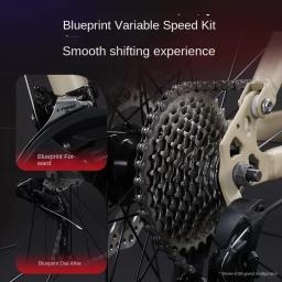 ZHIO Mountain bike de cauda macia, adulto, absorvente de choque masculino e feminino, bicicleta de estudante universitário, off-road, deslocamento urbano - Image 6