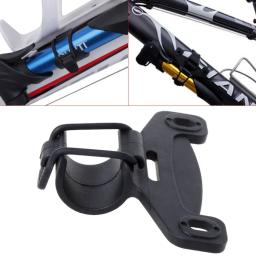 Clipe de bomba de ar de bicicleta portátil, suporte de inflador, faixa elástica, mtb, bicicleta de estrada, mini bomba, adaptador de montagem de cilindro, acessórios - Image 2