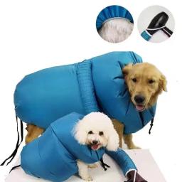 Portátil e dobrável Pet cabelo secagem sacos, grooming e limpeza kit de ferramentas, eficiente seco para cães, doméstico - Image 2
