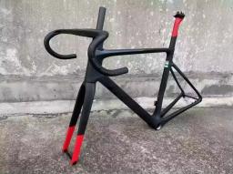 Coln V4RS quadro de bicicleta de estrada de fibra de carbono cor personalizável quadro à prova de vento T1000 freios a disco de fibra de carbono podem ser adaptados para DI2 - Image 2