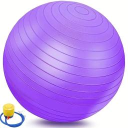 65cm pvc bolas de fitness yoga bola engrossado à prova de explosão exercício em casa ginásio pilates equipamentos bola de equilíbrio - Image 3