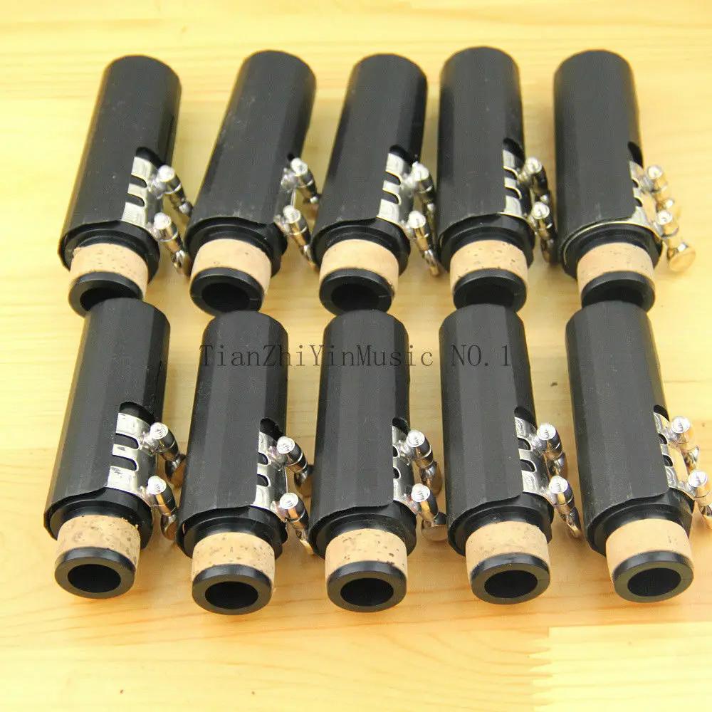 Peças de clarinete: palhetas bucal de clarinete bb + ligadura + tampa - Image 1