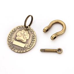 Etiquetas personalizadas para cães e gatos, placa de identificação gravada para animais de estimação, placa de identificação anti-perdida - Image 4